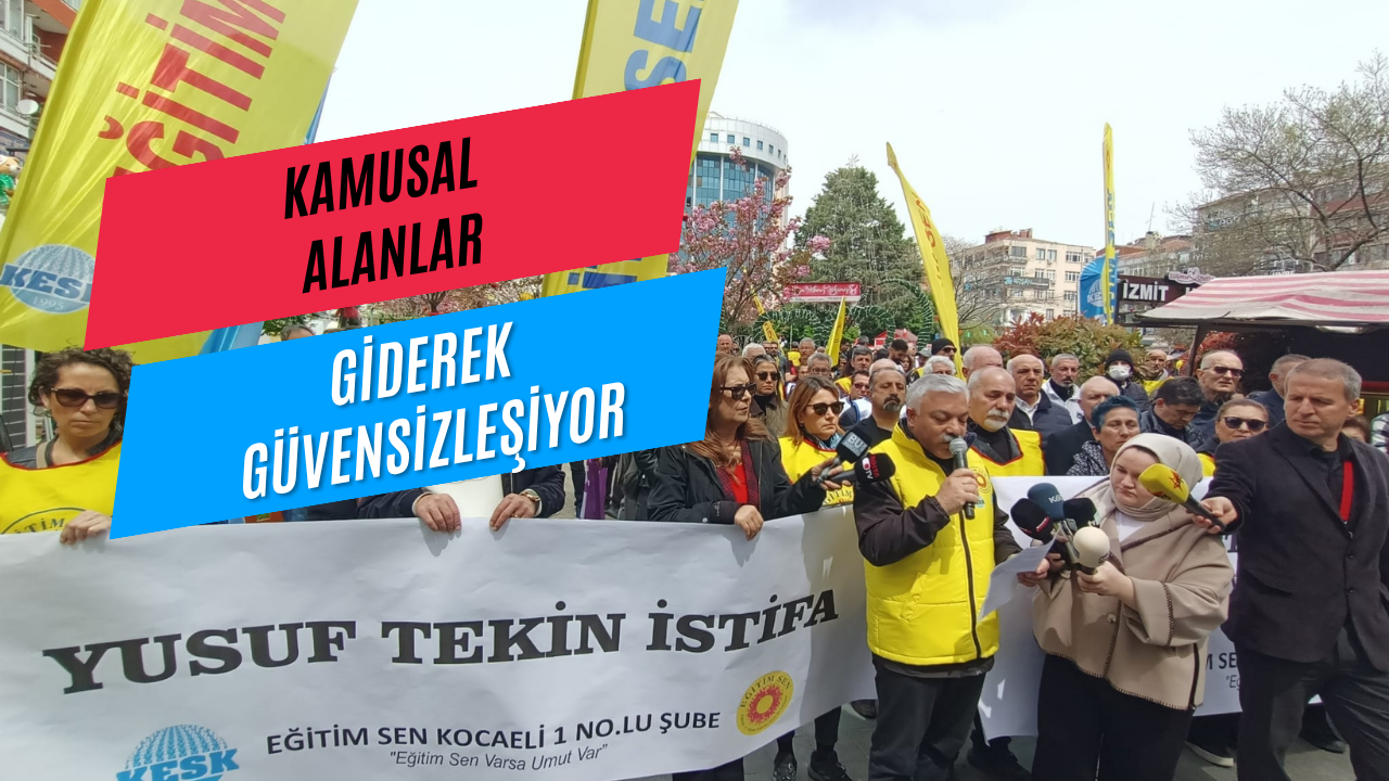 İzmit'te Toplandılar: Kamusal Alanlar Gidecek Güvensizleşiyor