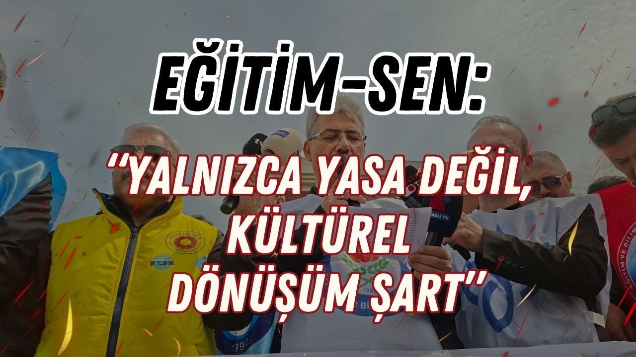 Eğitim-Bir-Sen: Devlet, Eğitimcinin Hayat Hakkını Korumakla Yükümlüdür
