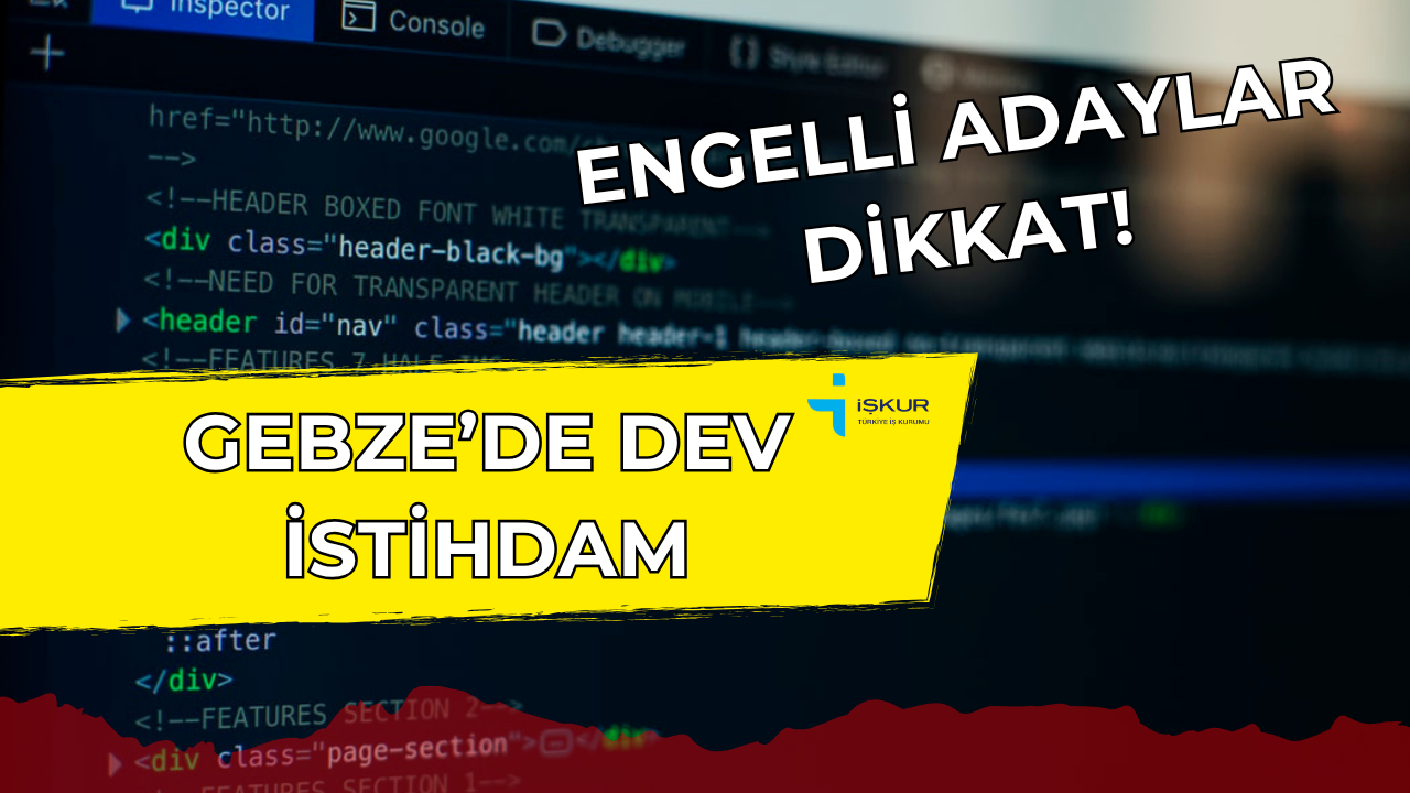 Gebze’de Yazılım Mühendisleri Aranıyor: Engelli Adaylar İçin Dev İstihdam