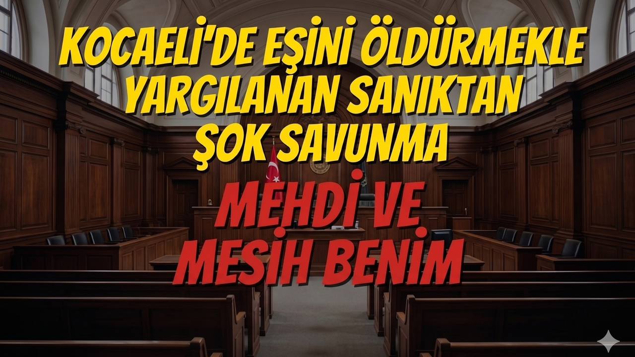 Kocaeli’de eşini öldürmekle yargılanan sanıktan şok savunma