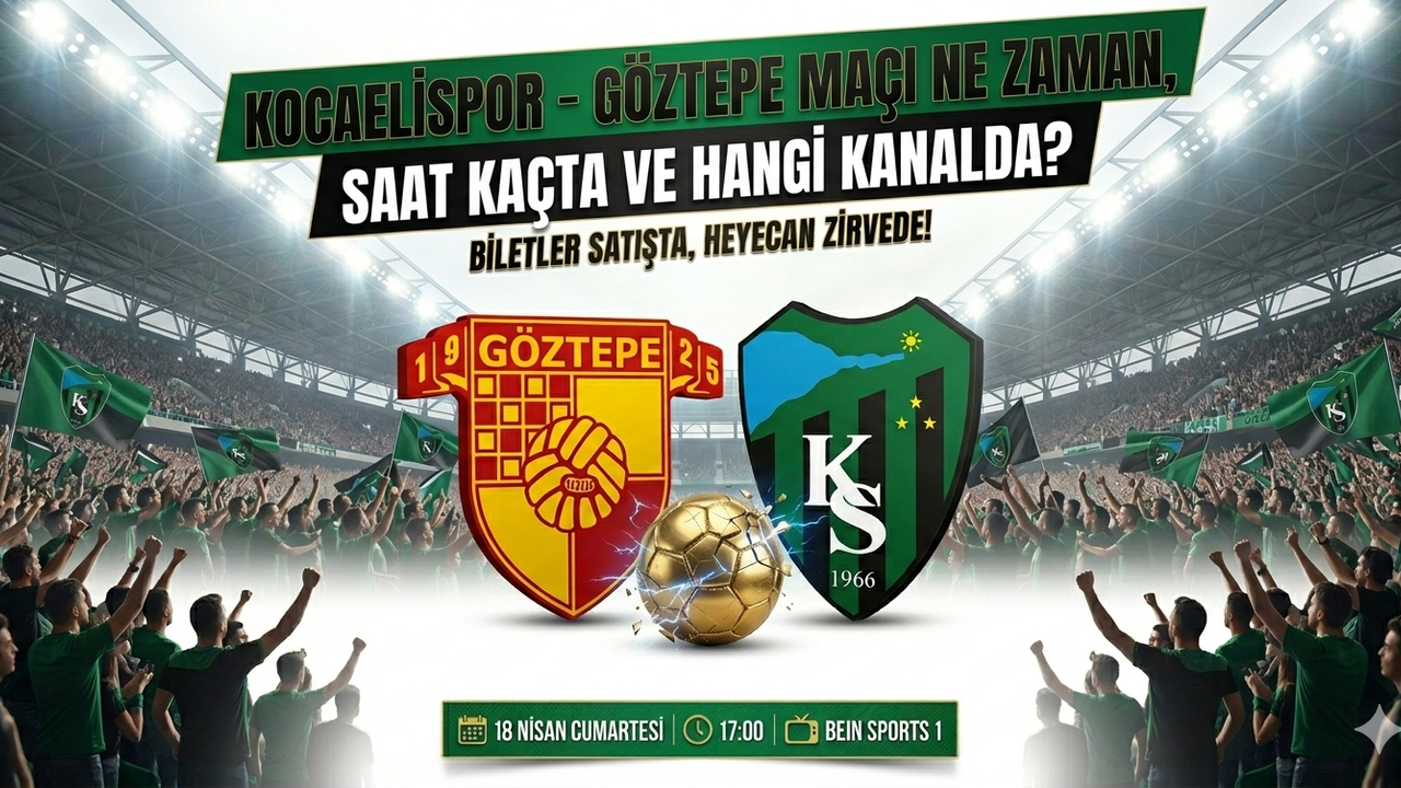 Kocaelispor – Göztepe Maçı Ne Zaman, Saat Kaçta ve Hangi Kanalda?