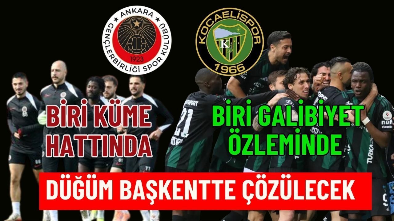Gençlerbirliği-Kocaelispor Maçında Volkan Demirel Ve Selçuk İnan'ın Taktik Düellosu