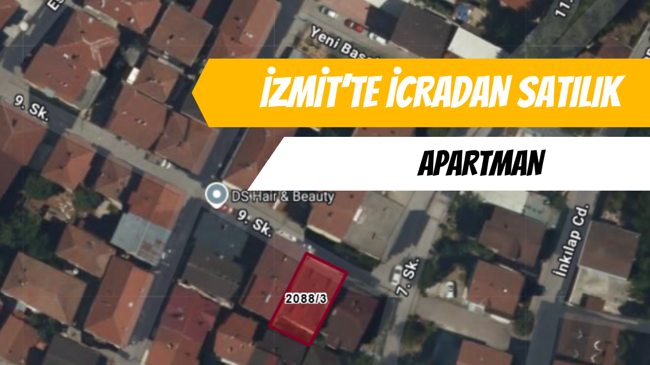 İzmit'te İcradan Satılık Apartman