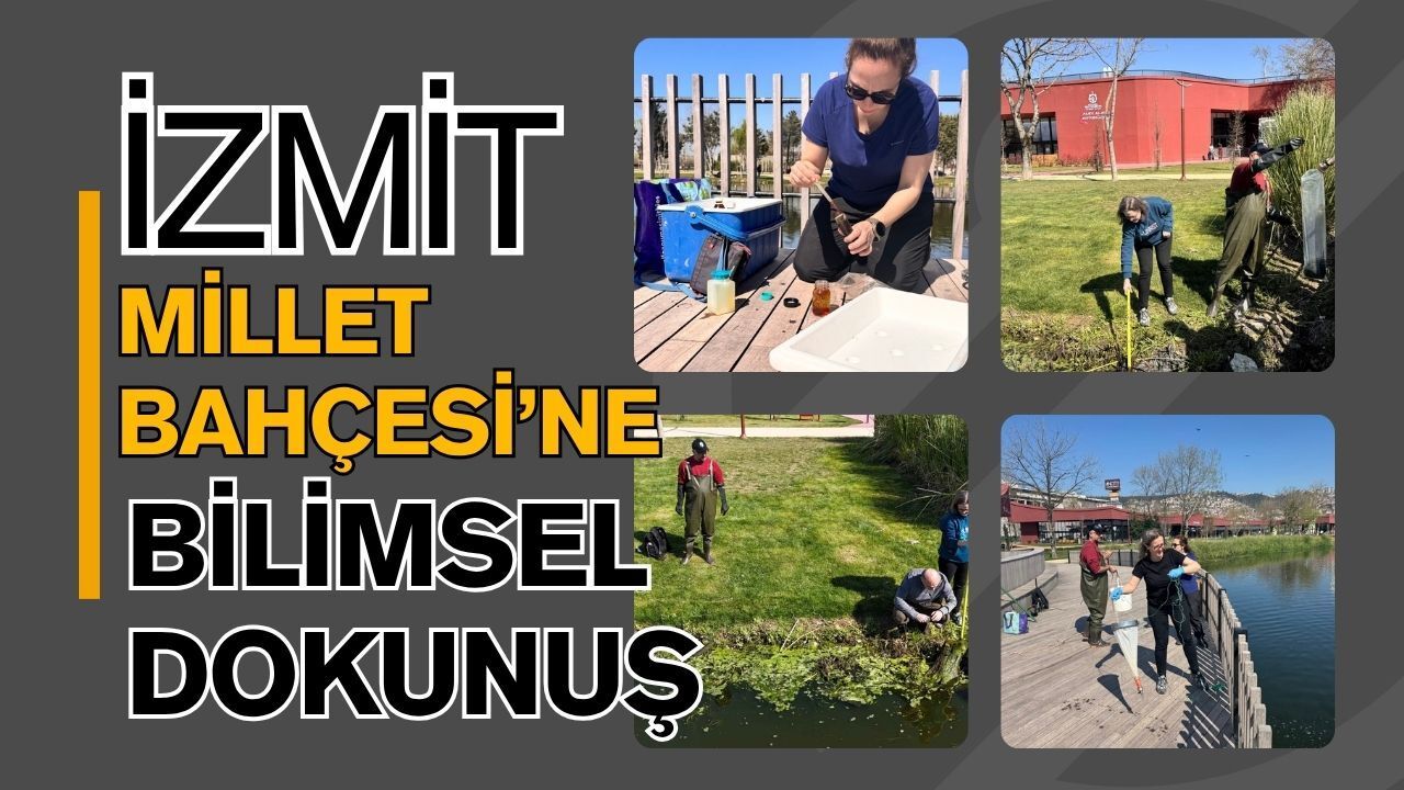 İzmit Millet Bahçesi’ne Bilimsel Dokunuş: Gölette Ekolojik Seferberlik Başladı