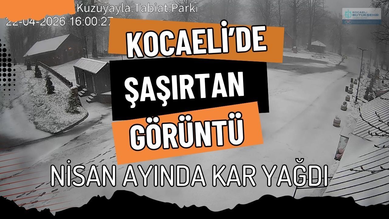 Kocaeli’de Kış Geri Döndü! Zirvede Kar, Şehirde Sağanak Yağış