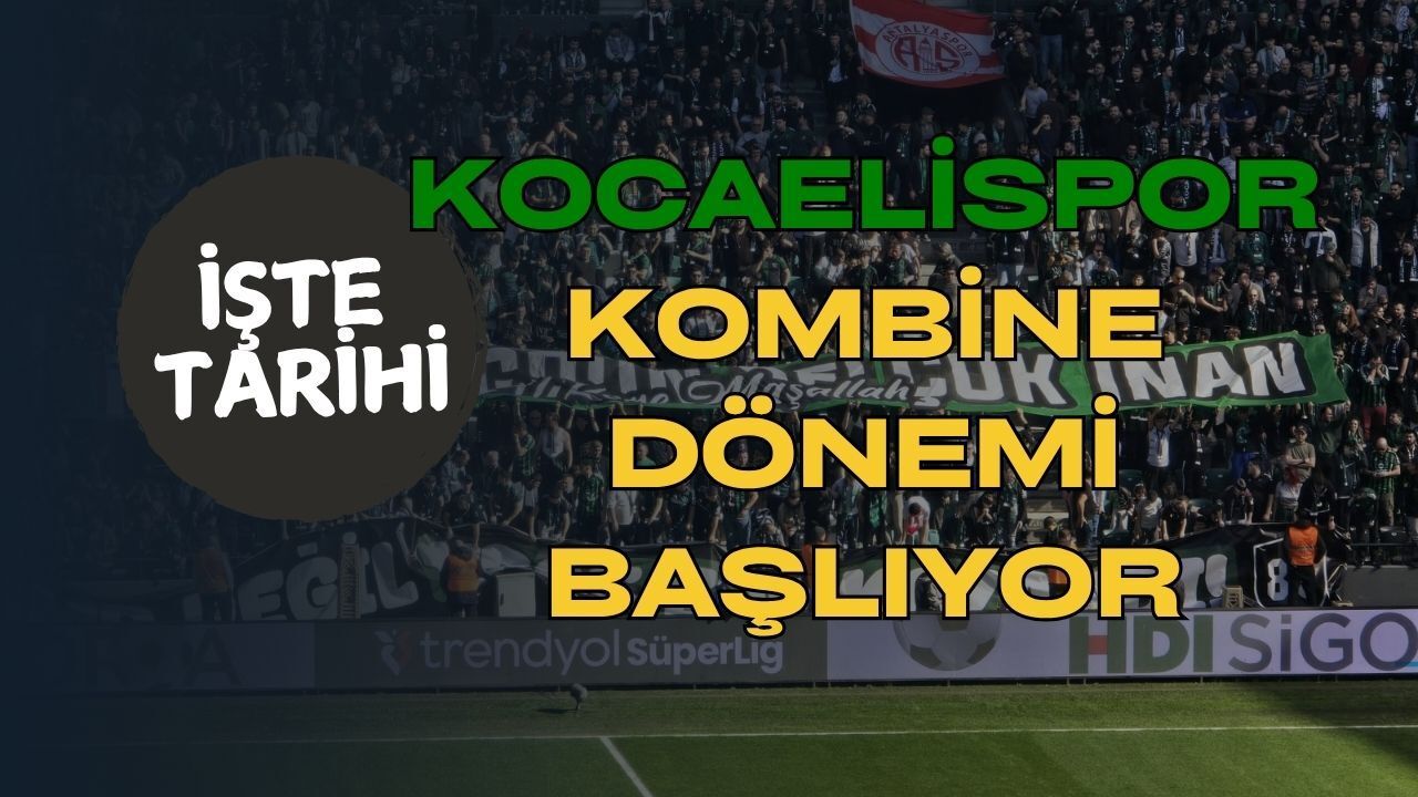 Kocaelispor 2026-2027 Kombine Yenileme Tarihlerini Açıkladı!