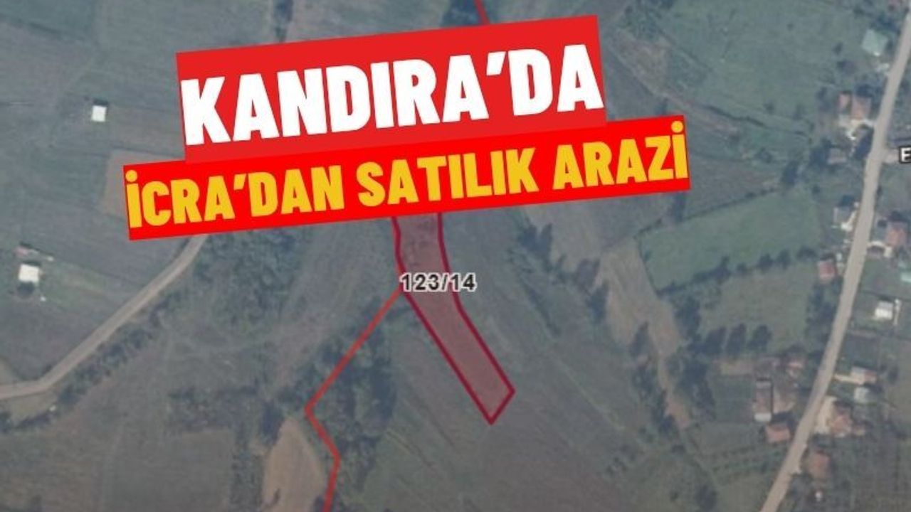 Kandıra’da İcradan Satılık Arazi! 3.613 Metrekarelik Fırsat Kapıda