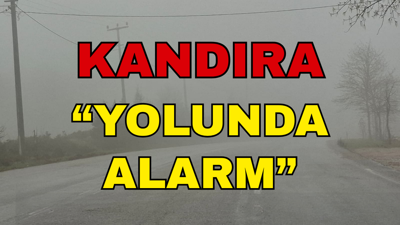 Kandıra Yolunda Sis Kabusu! Görüş Mesafesi Yer Yer Sıfıra Düştü