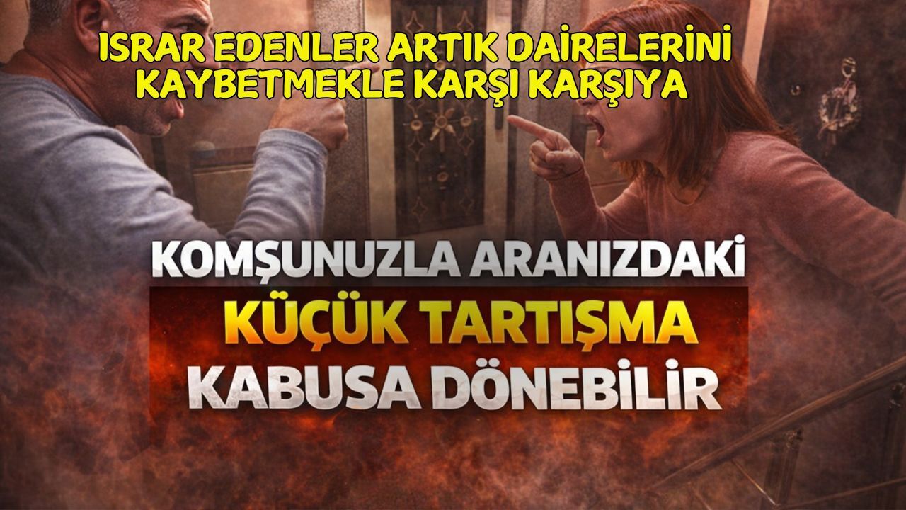 Komşulukta Geri Adım Atmayanların Dairesi Satışa Kadar Gidebilir