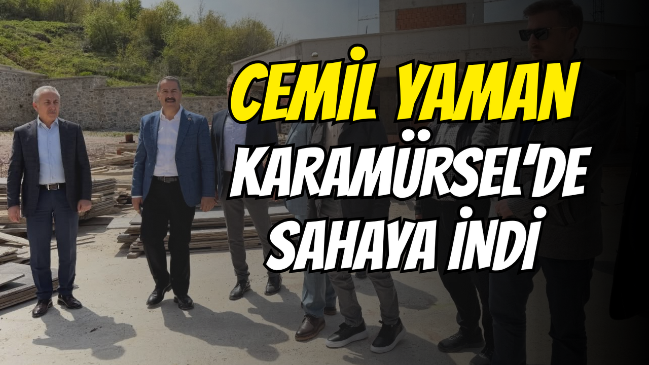 Karamürsel’de Vefa ve Birlik Rüzgarı: Milletvekili Cemil Yaman Sahaya İndi!