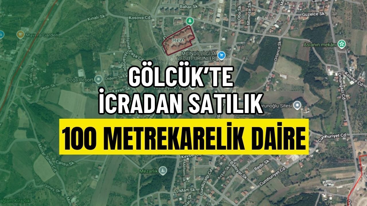 Gölcük'te 100 Metrekarelik Daire İcradan Satılık