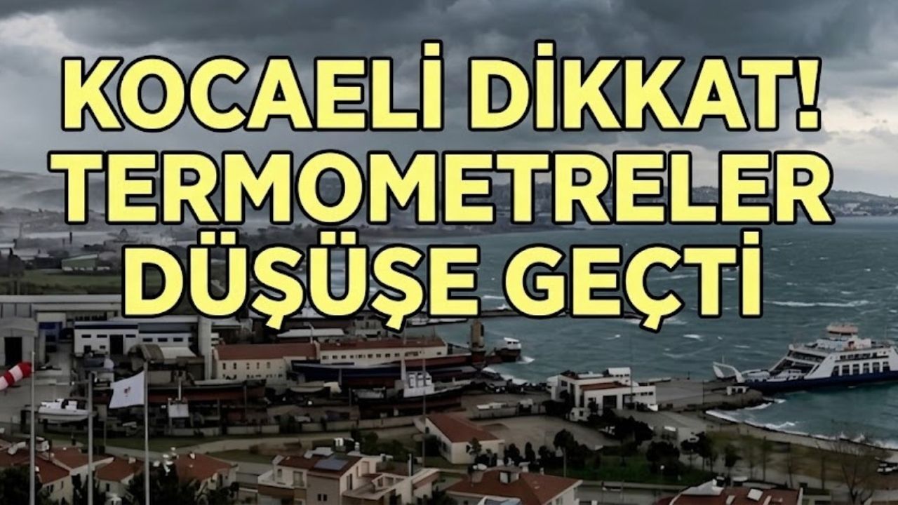 Kocaeli'de Bugün Hava Nasıl Olacak ? Fırtına Tadında Rüzgar ve Serinlik Kapıda