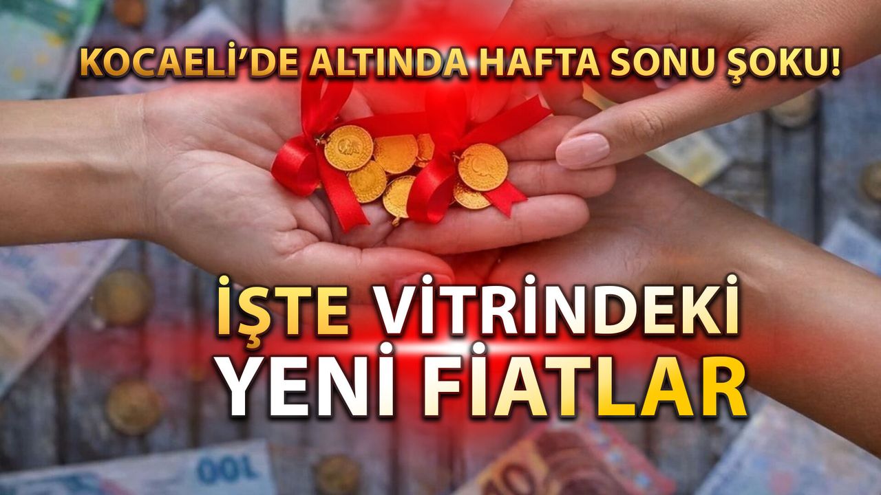 Kocaeli Kuyumcular Derneği Altın Fiyatları || Vitrindeki Rakamlar Bir Anda Değişti
