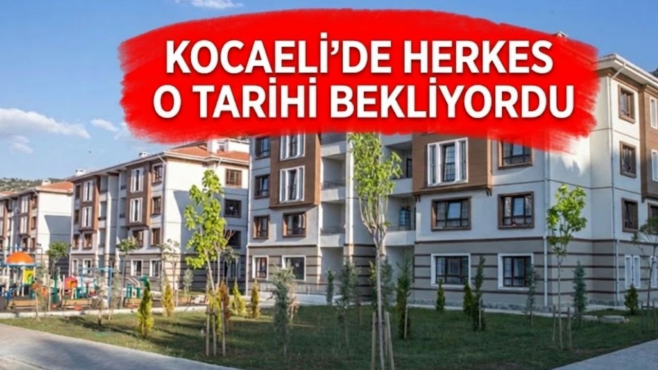 Kocaeli'de TOKİ İmzalı 564 Aile Anahtarına Kavuşuyor