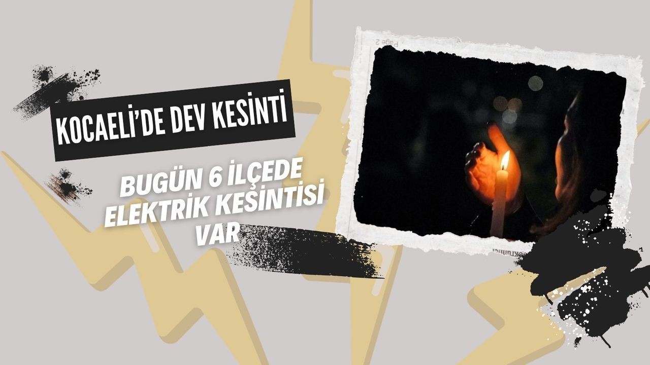 Kocaeli’de Salı Günü "Enerji" Mesaisi: 6 İlçede Dev Kesinti! İşte Sokak Sokak Liste