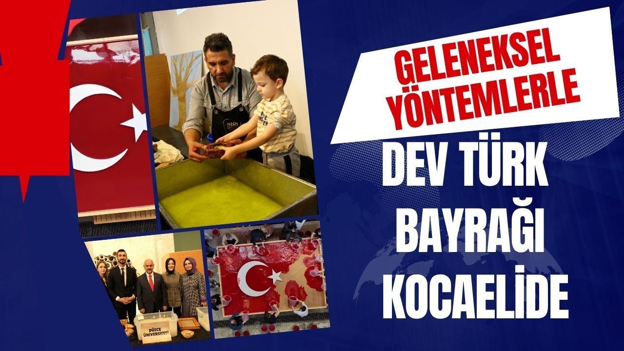 SEKA Müzesi’nde Rekor! Geleneksel Kâğıttan Dünyanın En Büyük Bayrağı Yapıldı