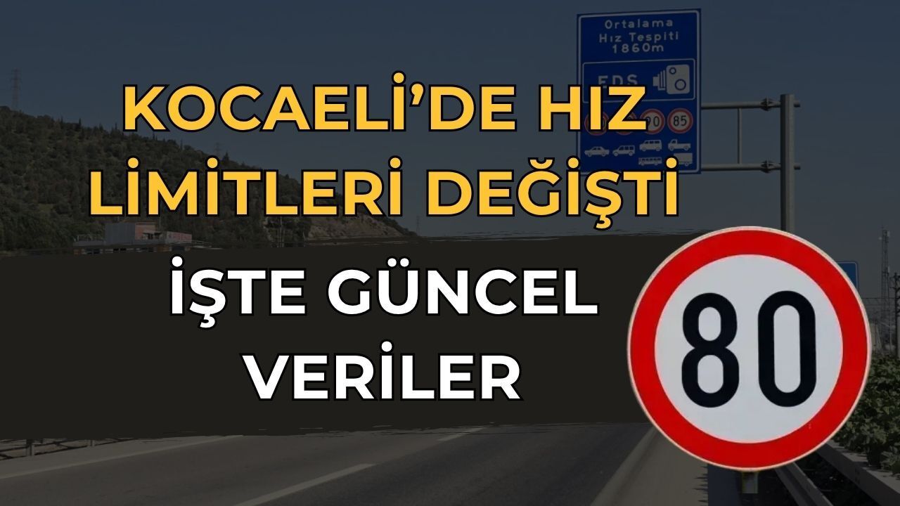 Otoyol, D-100 ve Şehir İçi: Kocaeli’nin Güncel Hız Sınırları Listesi Açıklandı