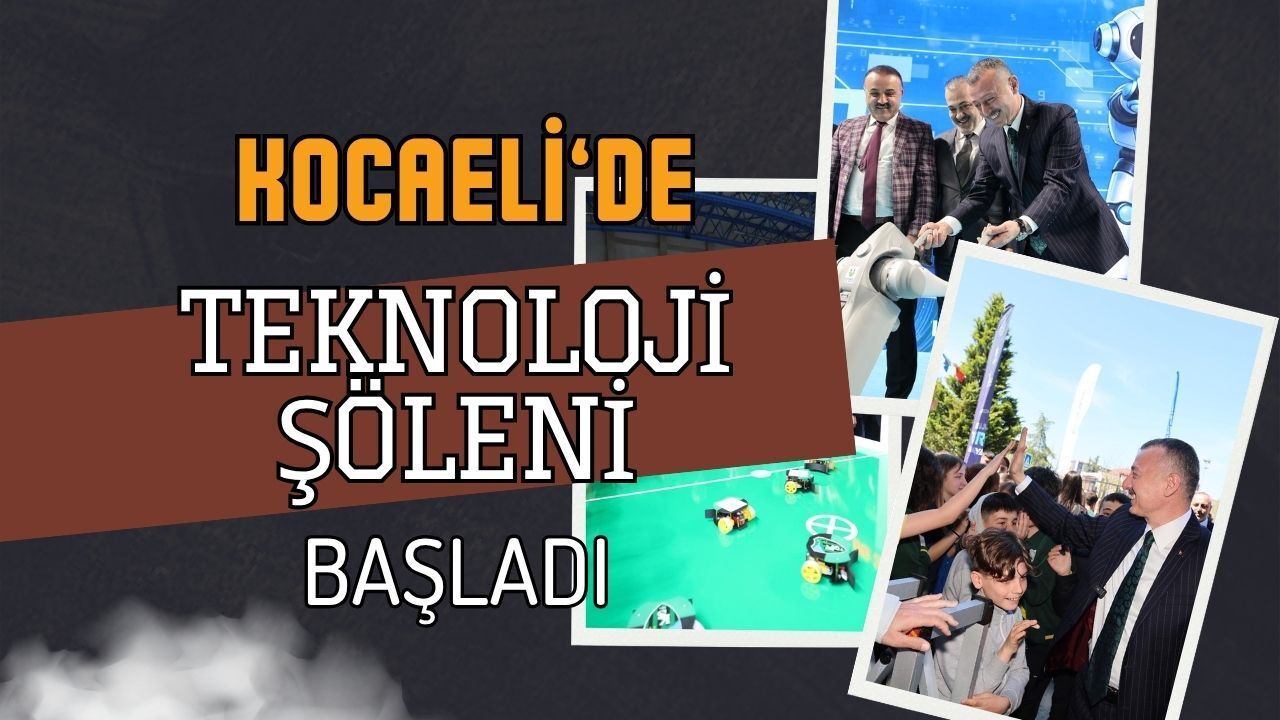 Kocaeli’de Teknoloji Şöleni Başladı: Başkan Büyükakın ve Futbolculardan Robot Maçı