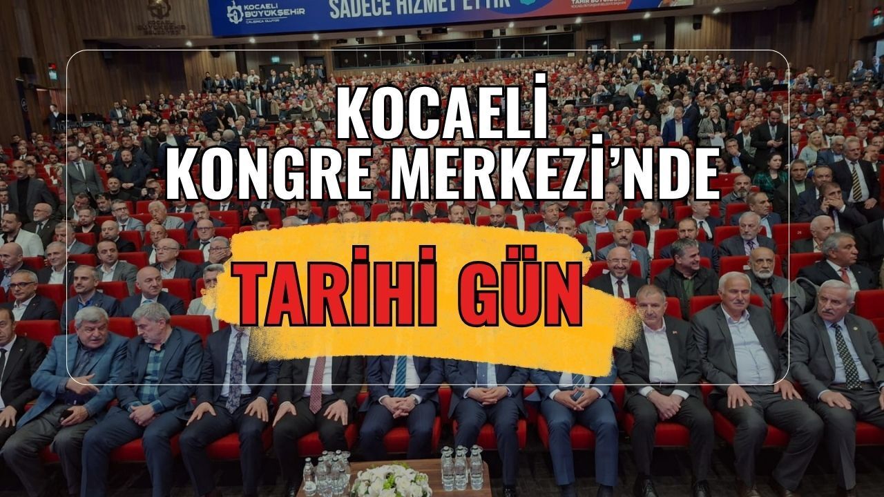 Kocaeli Kongre Merkezi’nde Tarihi Gün! Binlerce Kişi Hizmet Şölenine Akın Etti
