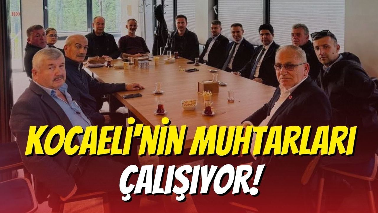 Kocaeli'nin Muhtarları Çalışıyor!