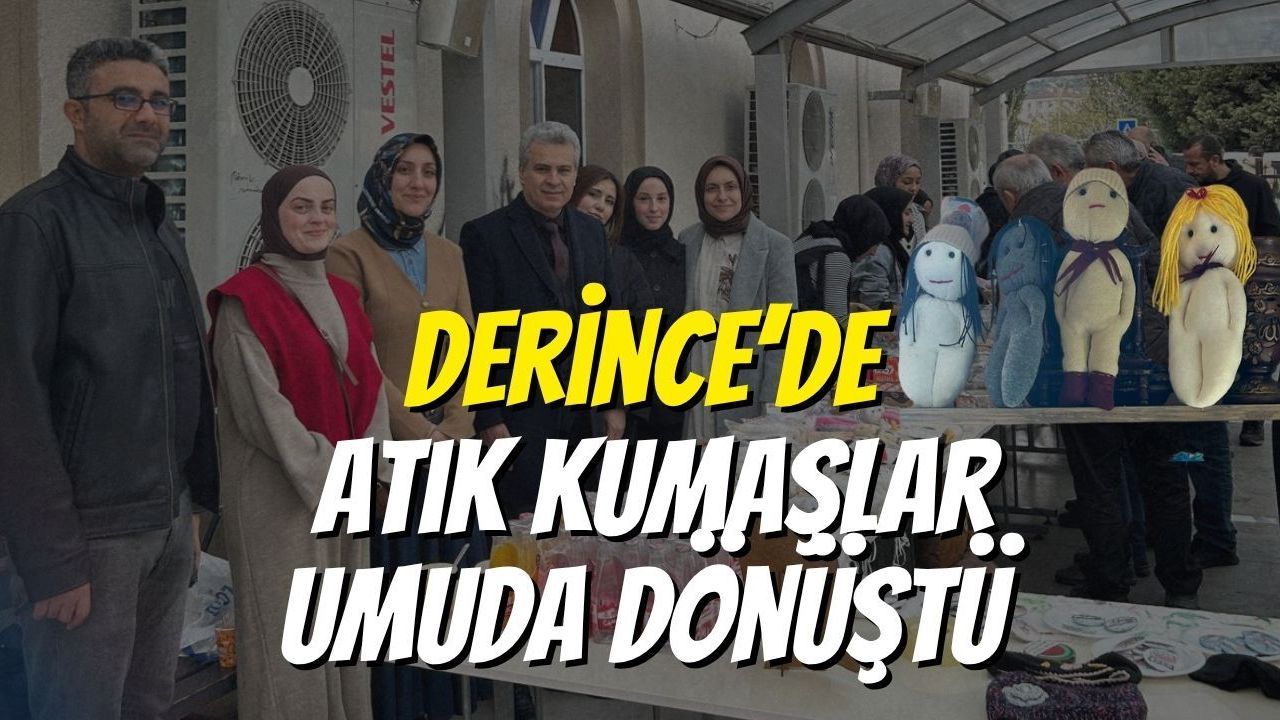 Derince’de Atık Kumaşlar Umuda Dönüştü