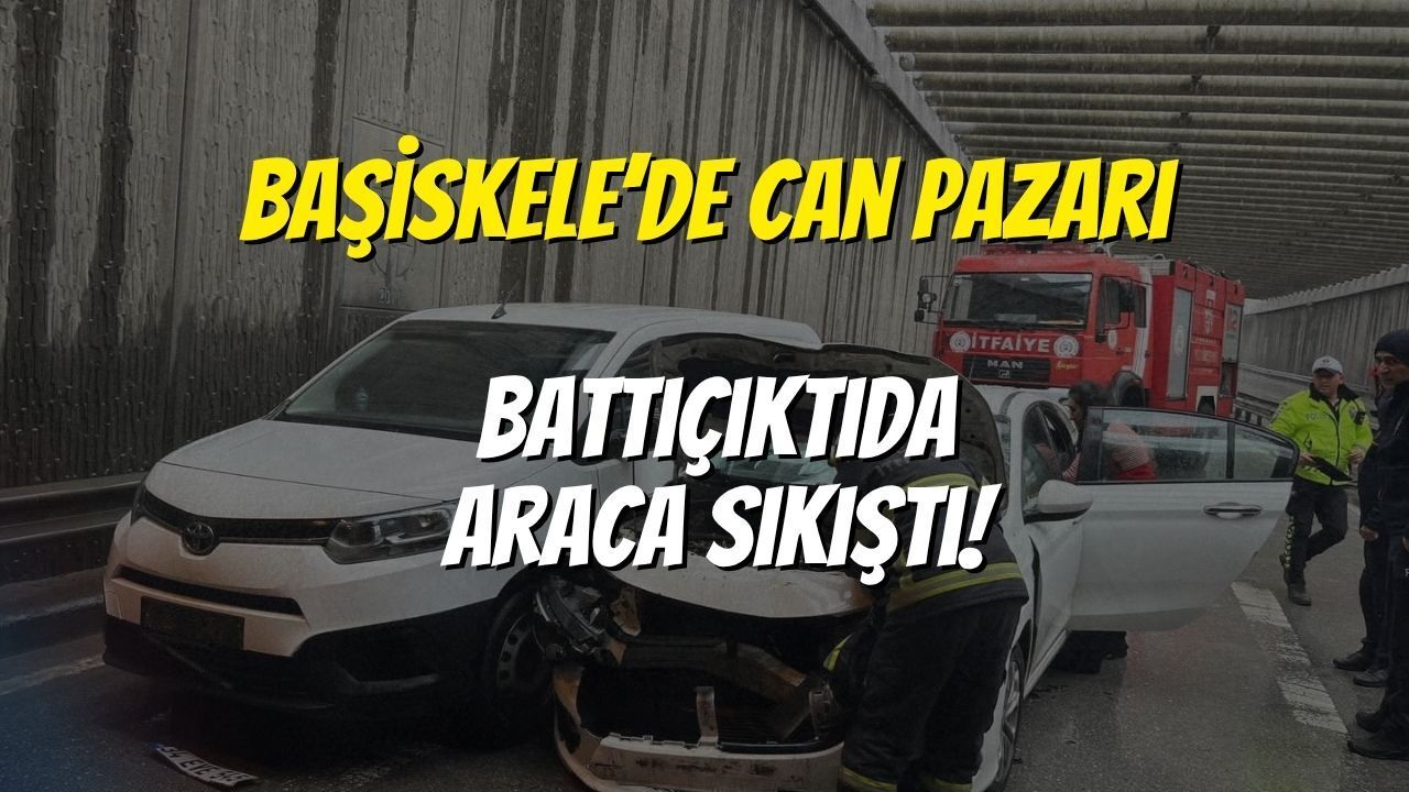 Başiskele’de Can Pazarı: Battıçıktıda Araca Sıkıştı!