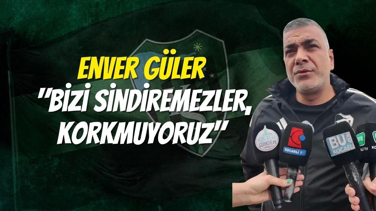 Enver Güler Bizi Sindiremezler, Korkmuyoruz