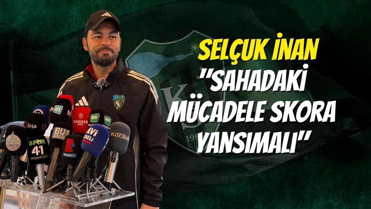 Kocaelispor | Selçuk İnan Sahadaki Mücadele Skora Yansımalı