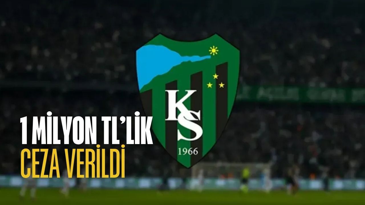 Kocaelispor'a 1 Milyon TL'lik Ceza