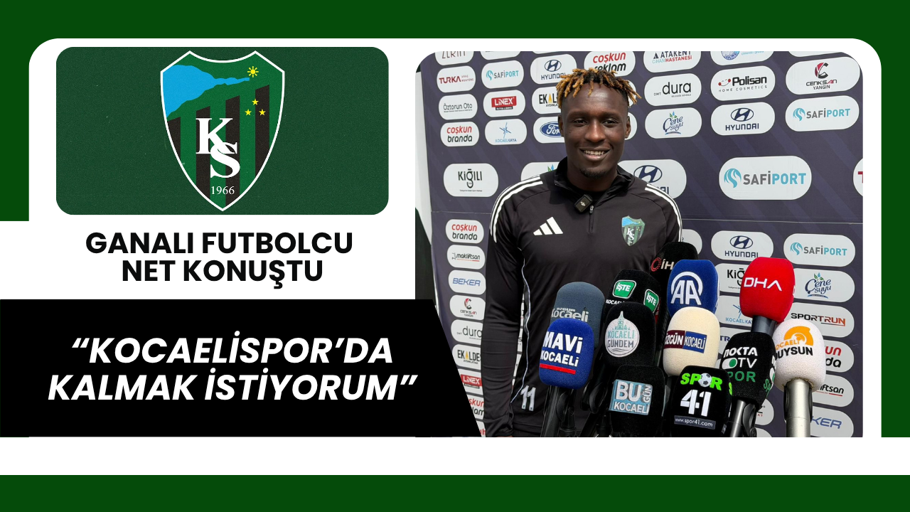 Ganalı futbolcu geleceğiyle ilgili net konuştu