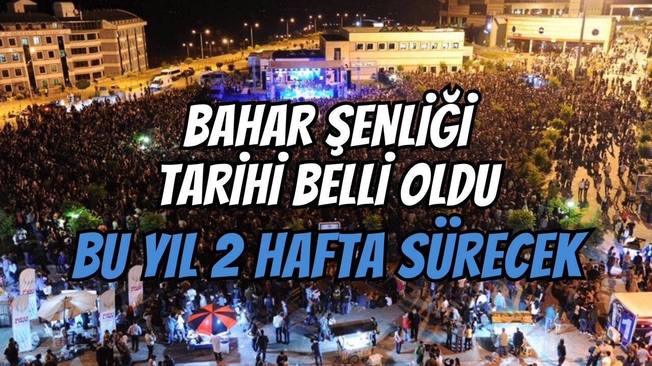KOÜ'de Bahar Şenliği Tarihi Belli Oldu: Bu Yıl 2 Hafta Sürecek