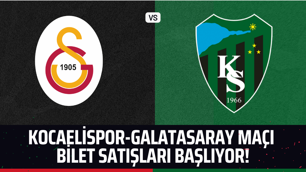 Kocaelispor Taraftarı İstanbul’a Akacak! Galatasaray Maçı Biletleri Satışta