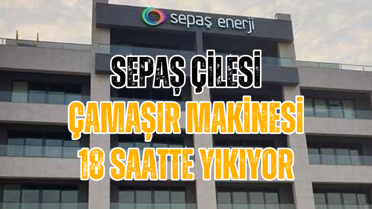 Başiskele’de Sepaş Çilesi: Çamaşır Makinesi 18 Saatte Yıkıyor