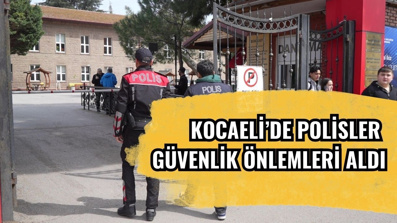Silahlı Saldırı Olaylarının Ardından Kocaeli'de Polisler Nöbet Tutuyor