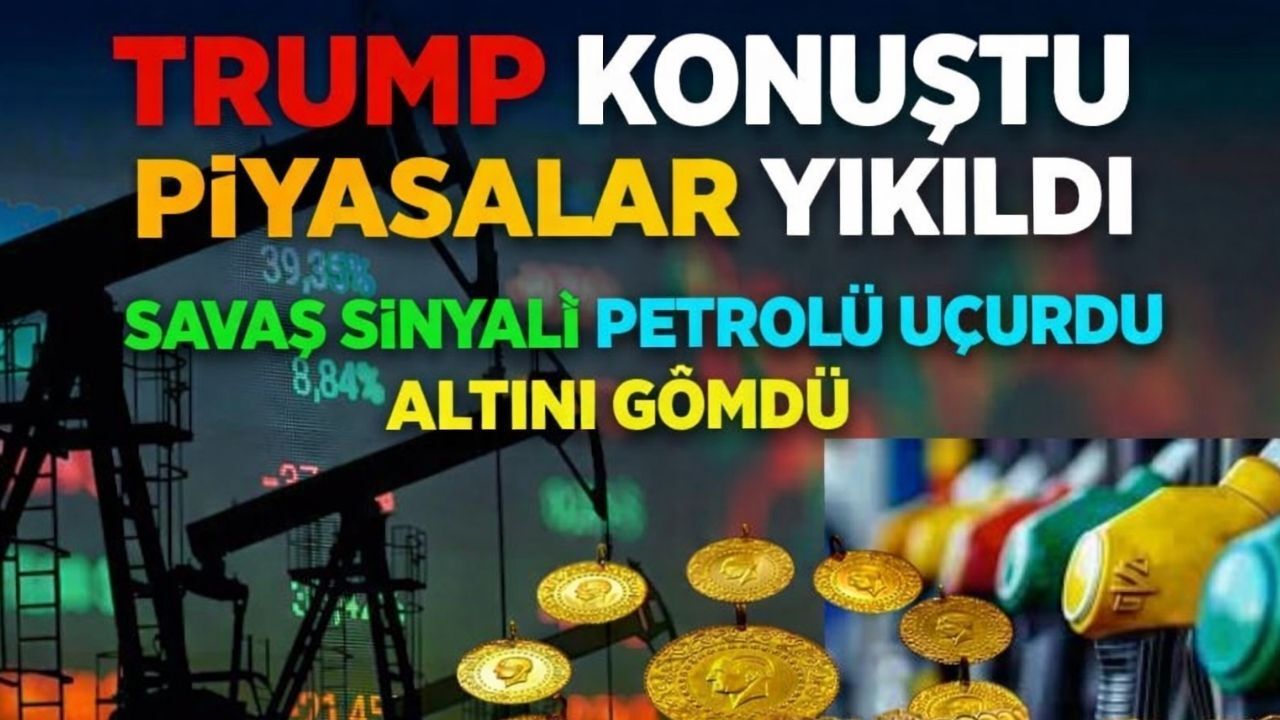 Savaş Sinyali Geldi Petrol Coştu Altın Çöktü