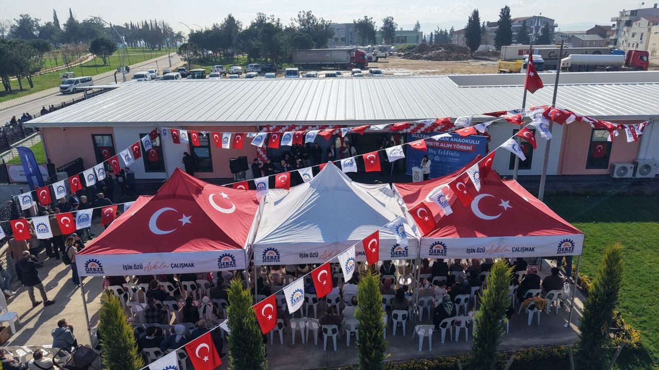 Gebze Sultanorhan Anaokulu Hizmete Açıldı