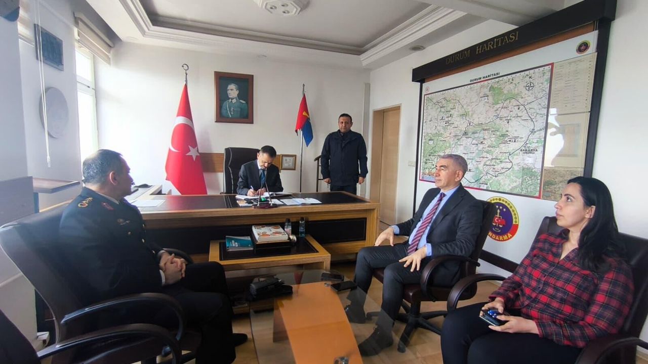 Vali İlhami Aktaş’tan İzmit İlçe Jandarma Komutanlığı’na Ziyaret