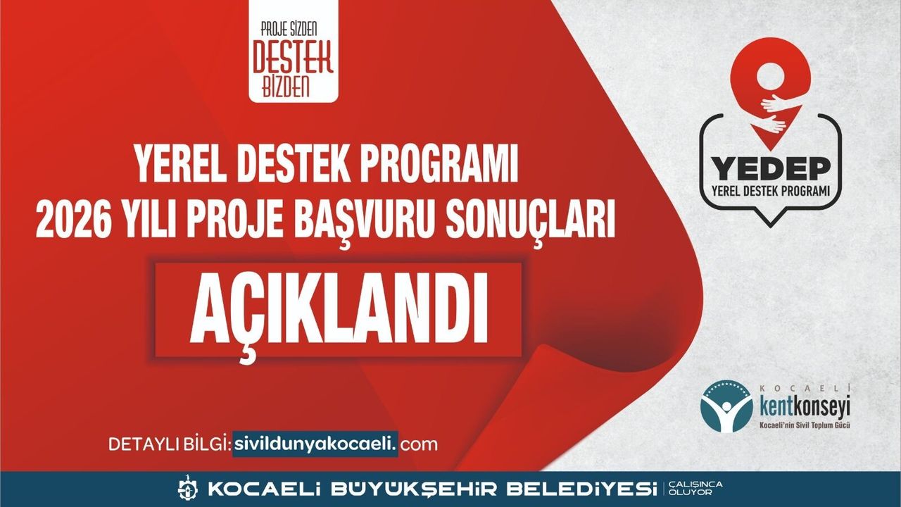 Kocaeli'de 92 Projeye Destek : Sonuçlar Açıklandı