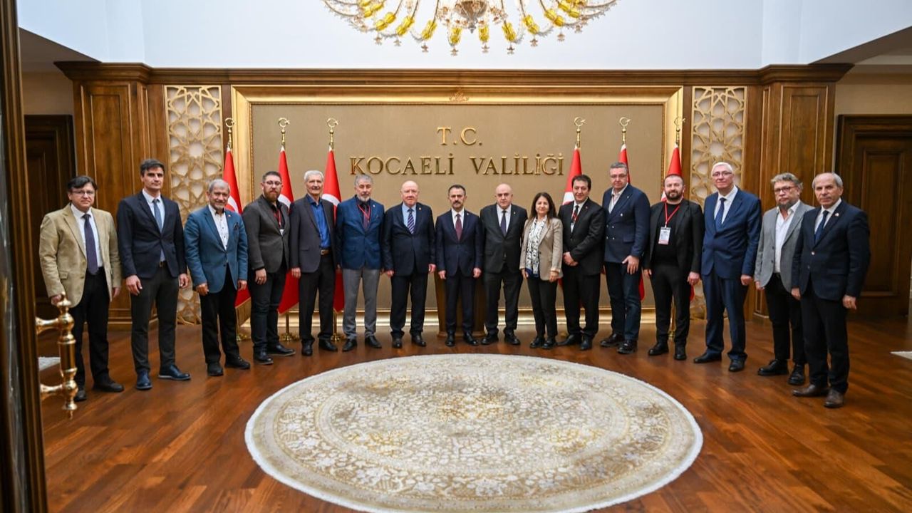 TGK heyeti Vali Aktaş’ı ziyaret ederek Kocaeli toplantısını görüştü