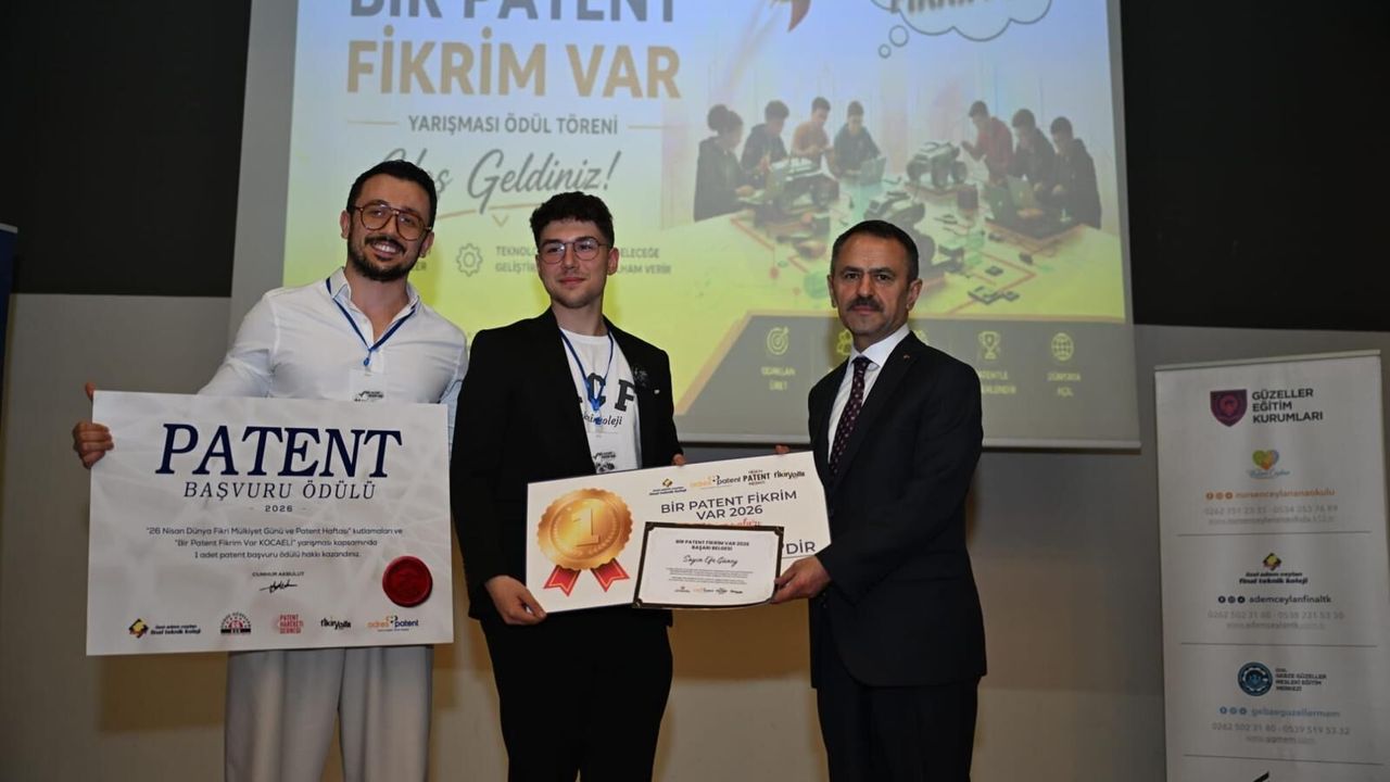 Vali İlhami Aktaş “Bir Patent Fikrim Var” Ödüllerini Takdim Etti
