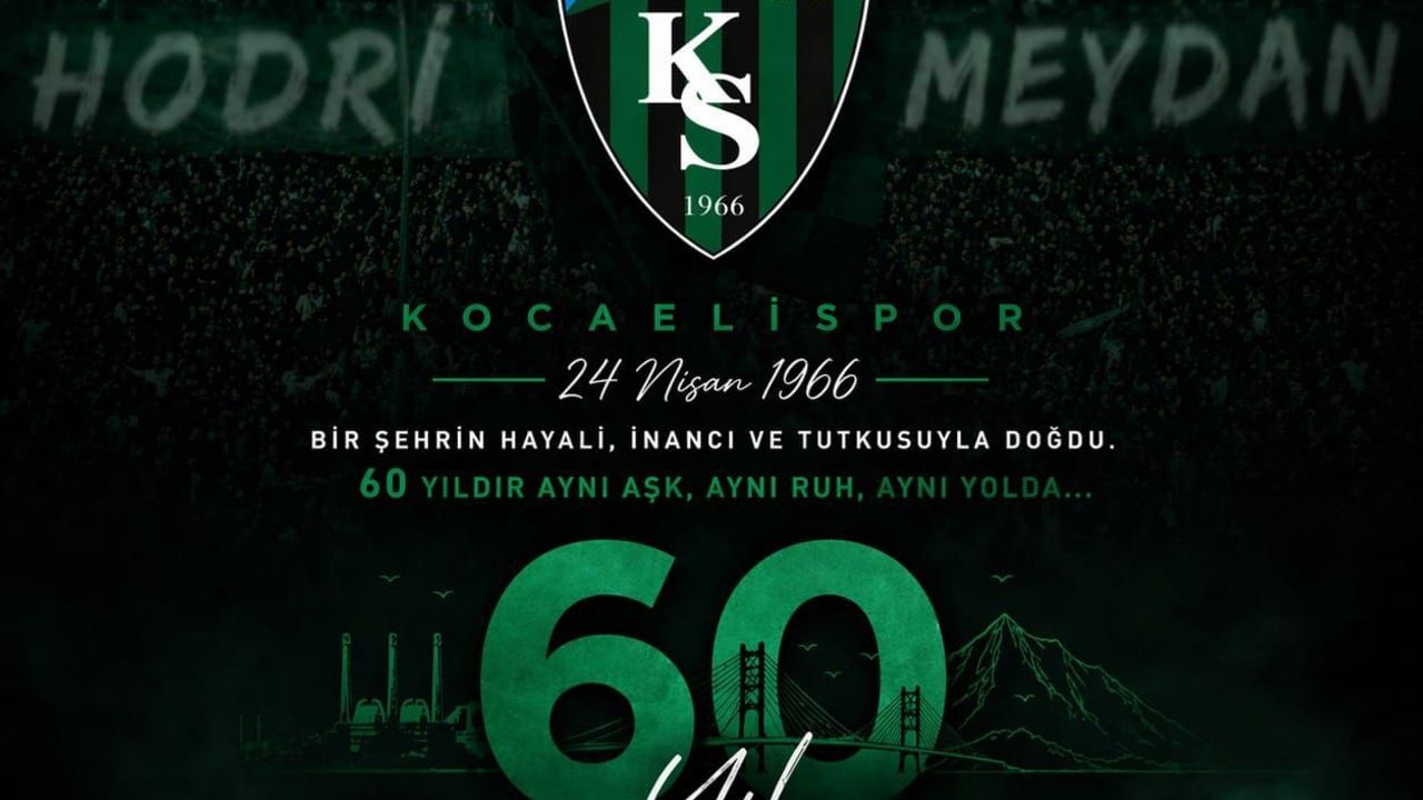 Gölcükspor’dan Kocaelispor’a 60. Yıl Vefa Selamı
