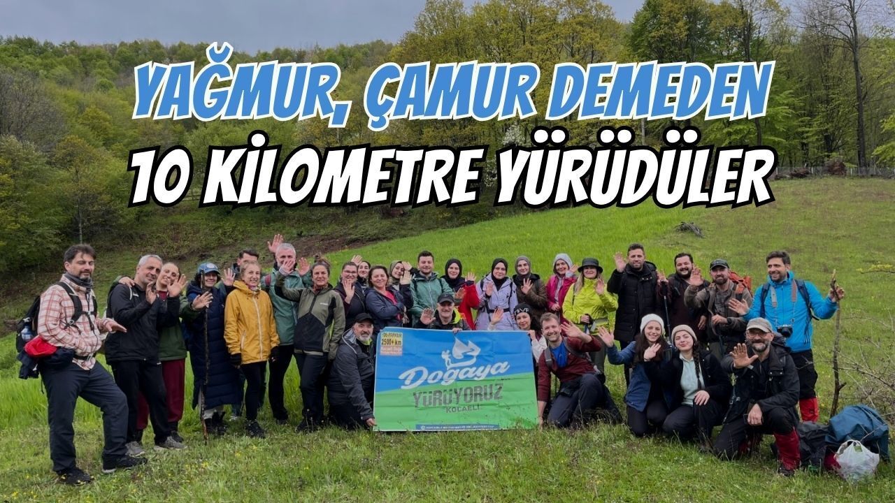 Yağmur, Çamur Demeden 10 Kilometrelik Parkurda Buluştular