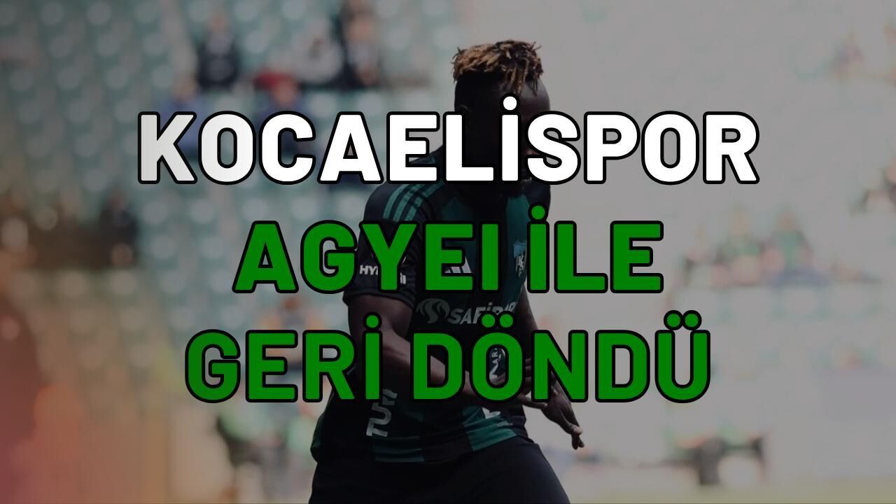 Kocaelispor Geri Döndü!