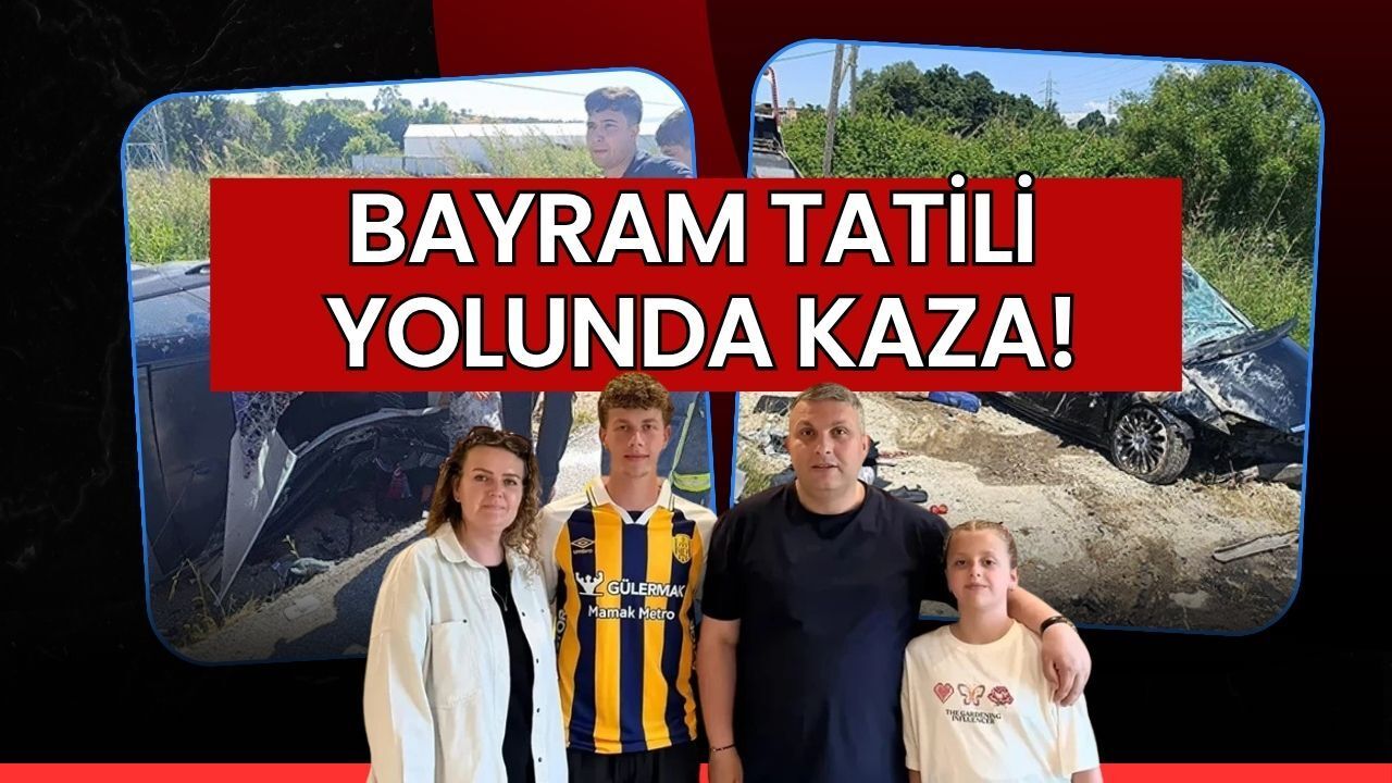 Bayram Tatili Yolunda Feci Kaza: Genç Futbolcu Furkan Perker ve Ailesi Yaralandı