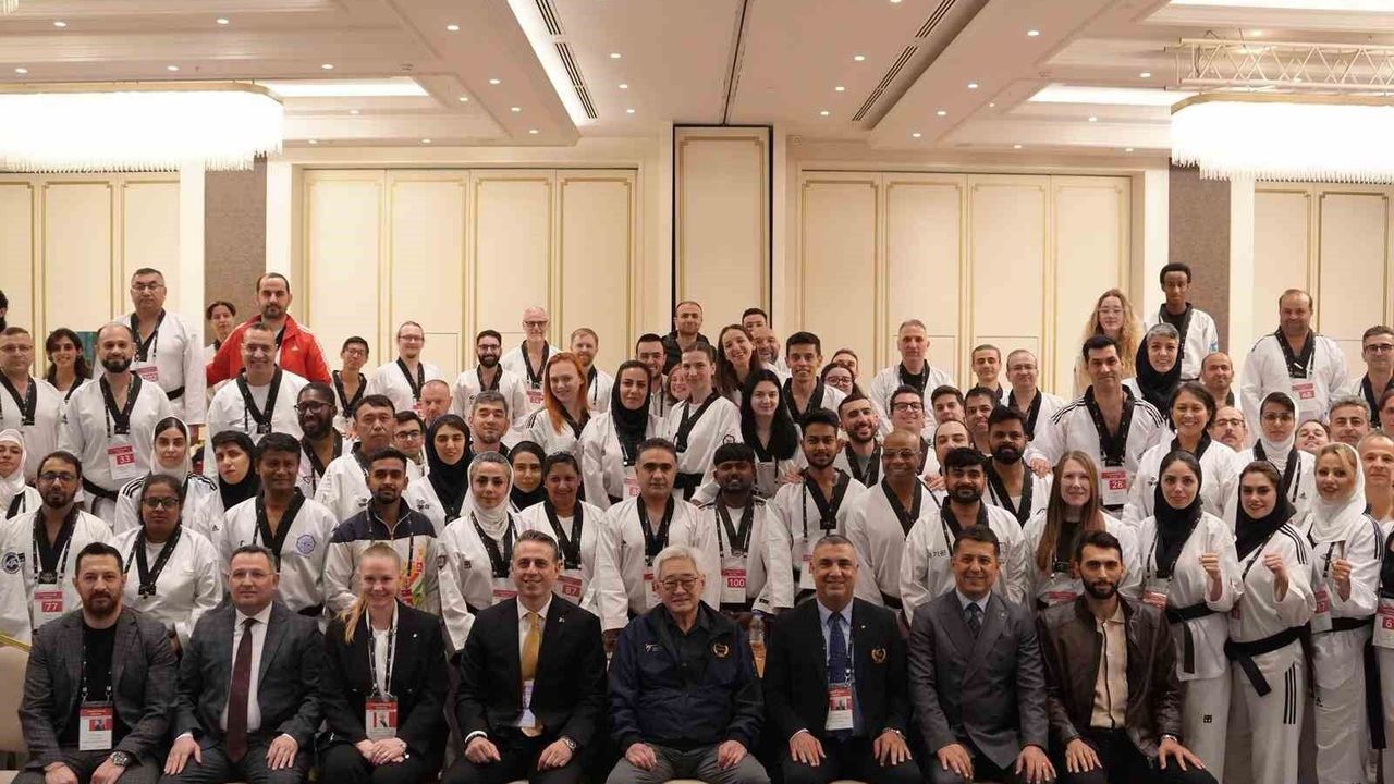 Dünya Taekwondo Federasyonu Başkanı Chungwon Choue Türkiye'de