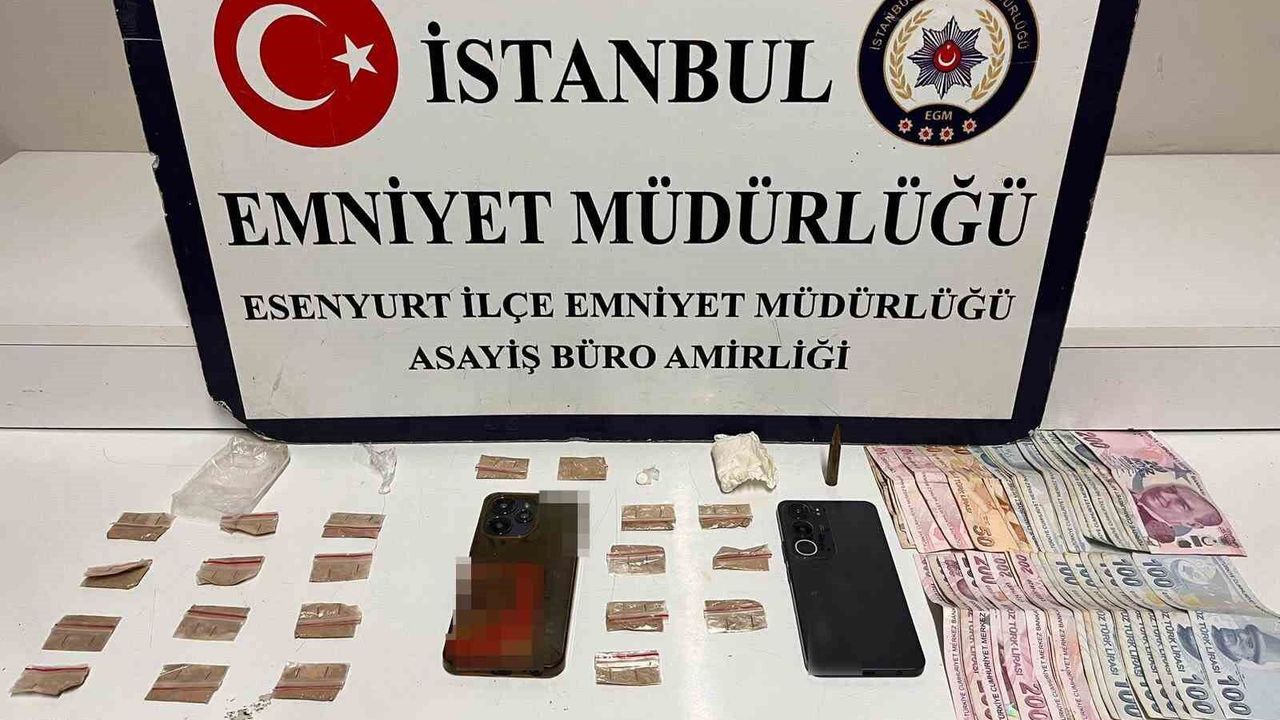 Esenyurt'ta, boş binada uyuşturucu ticareti yapan şahıslar yakalandı