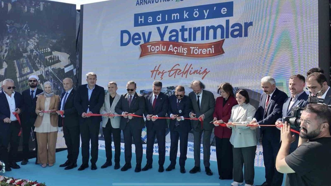 Hadımköy'de yapımı tamamlanan Kültür Merkezi törenle açıldı
