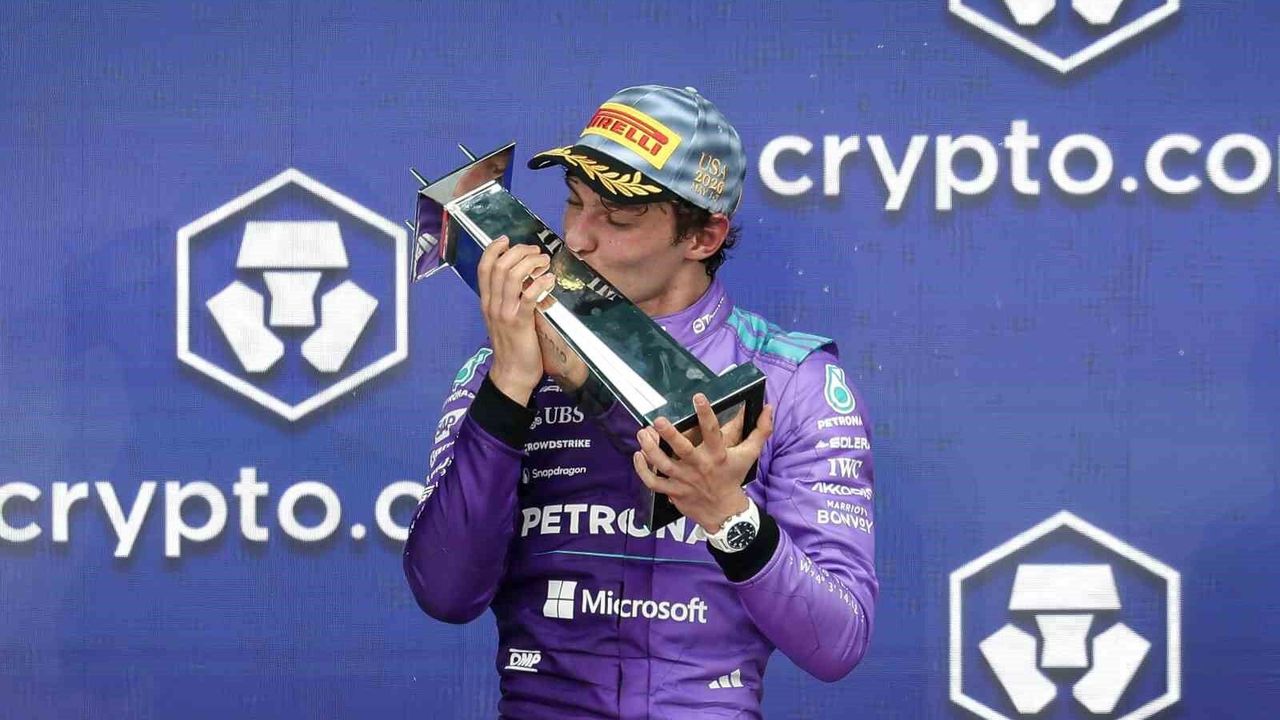 Miami Grand Prix'sinde kazanan Kimi Antonelli