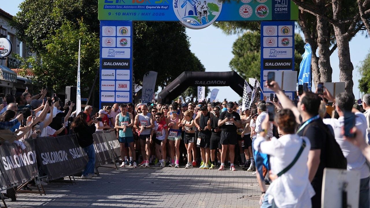 Salomon Çeşme Yarı Maratonu'nda ödüller sahiplerini buldu