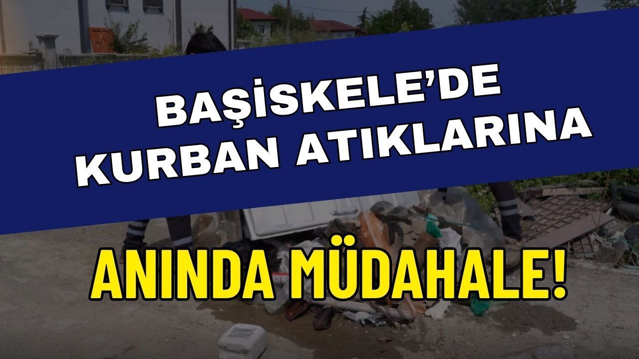 Başiskele’de Kurban Atıklarına Anında Müdahale! Belediyeden Kesintisiz Hijyen Operasyonu